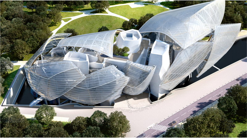 Illustration for article titled El Ășltimo y extravagante edificio de Frank Gehry toma forma en ParĂs